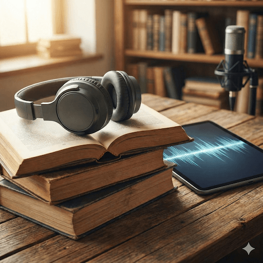 Personas leyendo en una biblioteca soleada